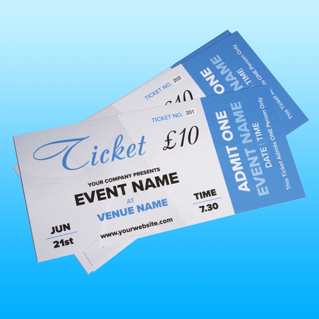 Tickets Printing Sunbury